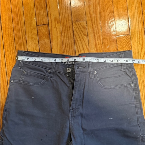 Vintage Dickies Men's Dark Gray Cargo Work Pants - Picture 6 of 7